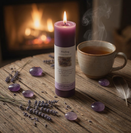 Reiki Herbal Pillar Candle Healing (Each)