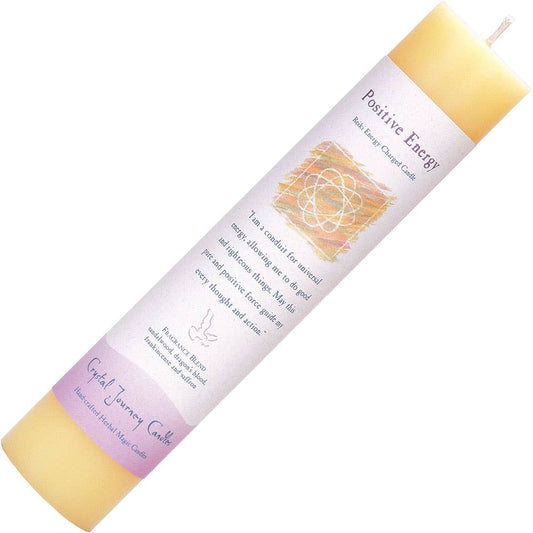 Reiki Herbal Pillar Candle Positive Energy (Each)